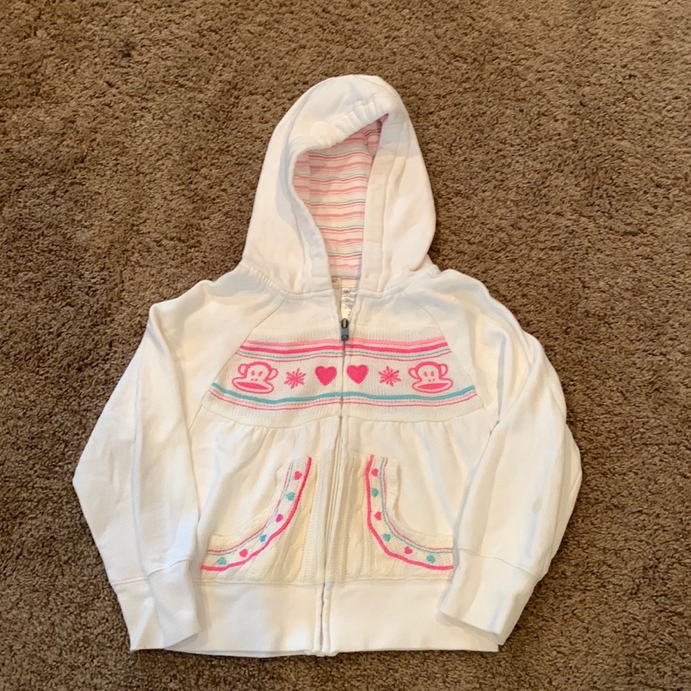 Paul Frank hooded zip up sweatshirt